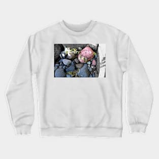 Coloured rocks, Sandringham Beach Crewneck Sweatshirt